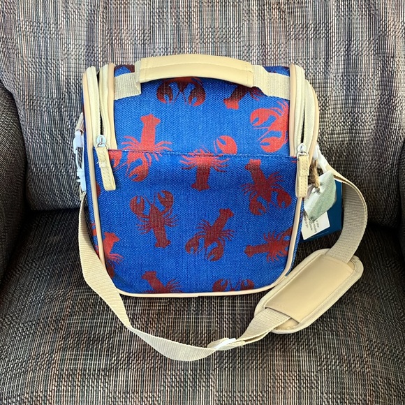 Lobster print cooler lunch tote NWT - Picture 5 of 7